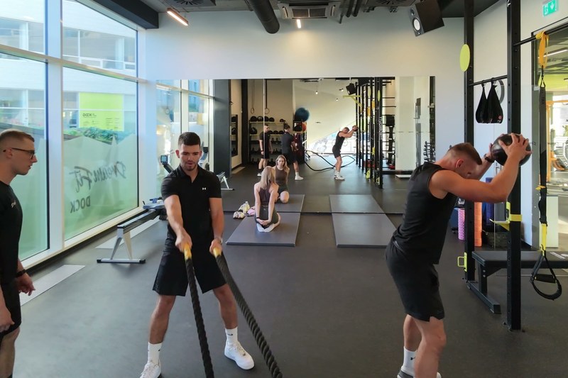 Trénink s lany ve funkční zóně